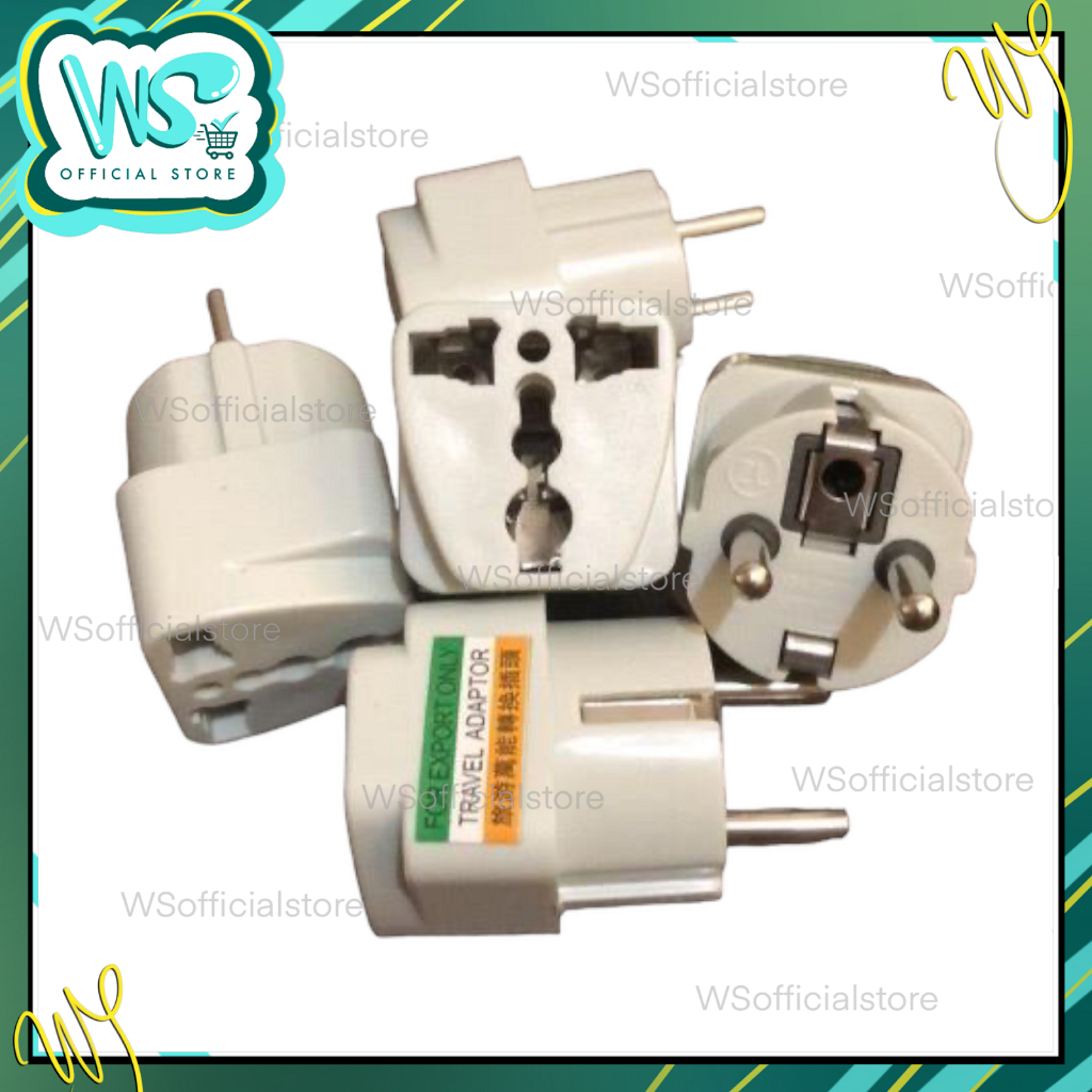 COLOKAN STEKER 3 KE 2 / GEPENG KE BULAT / SAMBUNGAN CONNECTOR KUNINGAN LY921K / LY-921K SNI 10A 250V