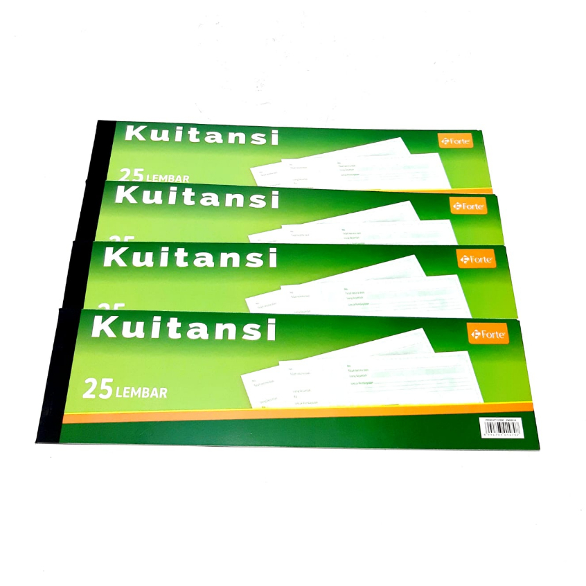 

Harga Grosir Per (5 PCS ) Buku Kwitansi/kuitansi FORTE Sedang