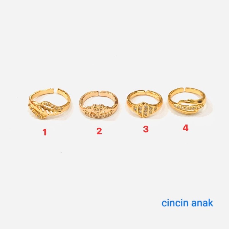 Cincin anak perempuan perhiasan xuping aksesoris fashion