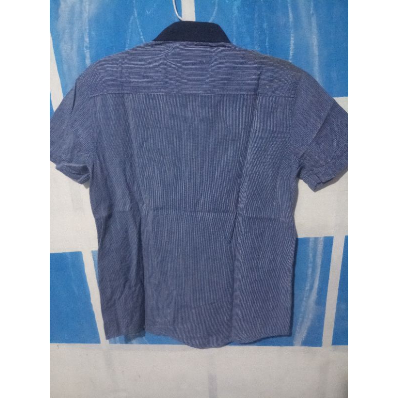 kemeja lois lengan pendek