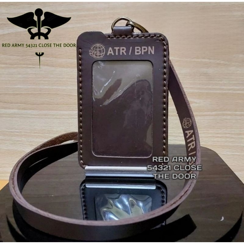 ID Card Holder Tali Lanyard Name Tag Logo ATR/BPN
