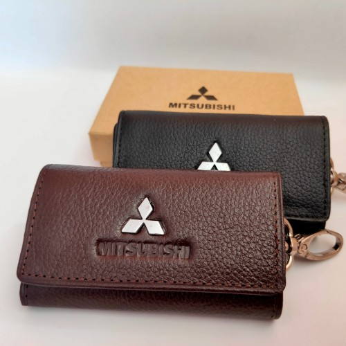 Promo Dompet STNK MITSUBISHI - Panjang Dompet STNK Mobil MITSUBISHI Gantungan Kunci Motor STNK Motif