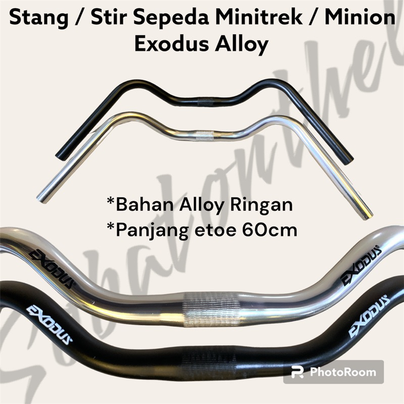 Stang Stir Handelbar Sepeda Kumis Minitrek Minion Exodus Alloy