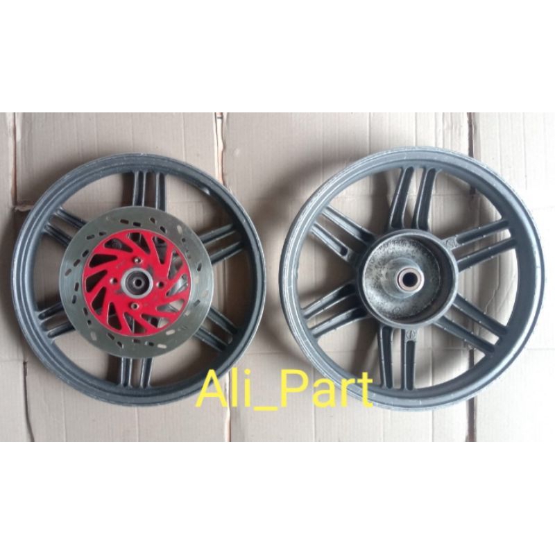 Velg Pelk Set Suzuki Spin New 2008 Ke Atas as gigi 20 Depan Belakang Original