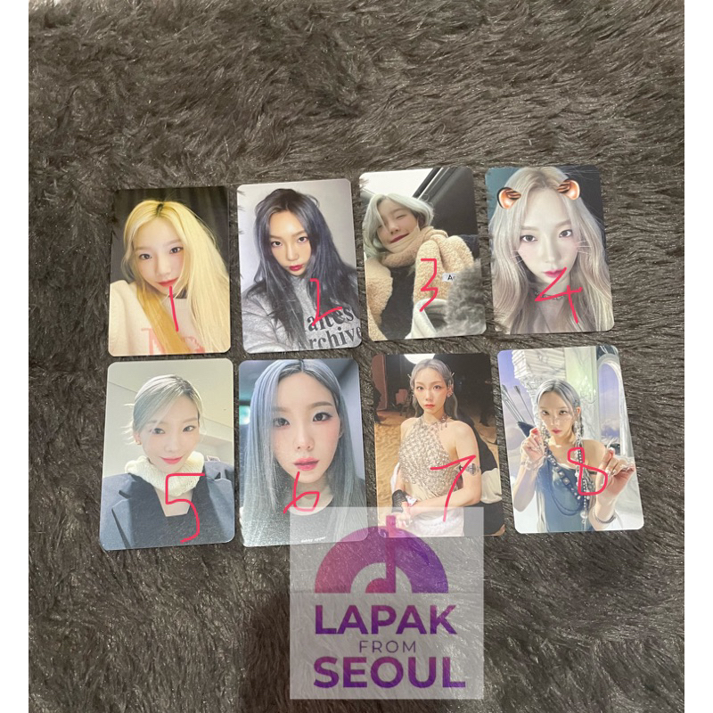 TAEYEON INVU PHOTOCARD POB FROM DC_TAEYEON