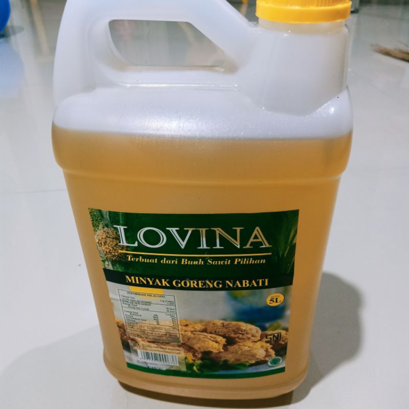 

Lovina minyak goreng 1 jirgen 5L