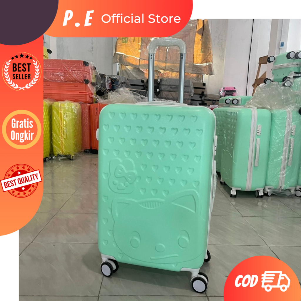 KOPER FIBER IMPORT 26INCH - KOPER BAGASI - KOPER HELLO KITTY