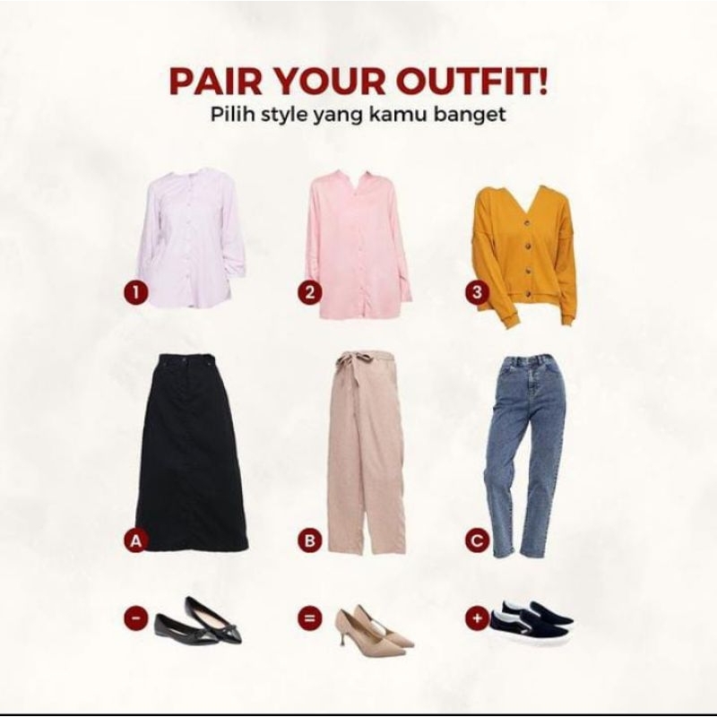 3 set setelan by Geela