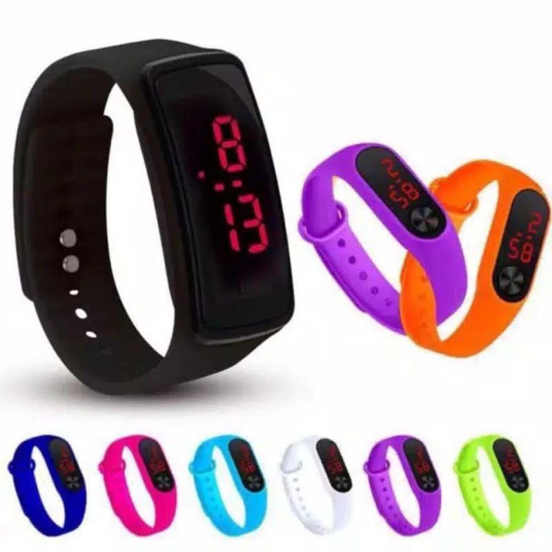 Jam Tangan LED Digital Watch LED Pria Wanita