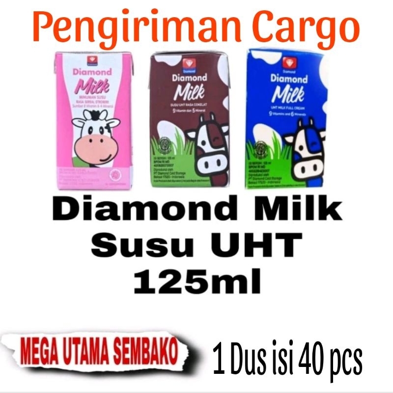 

Susu Diamond 125ml Varian Rasa Pengiriman Cargo