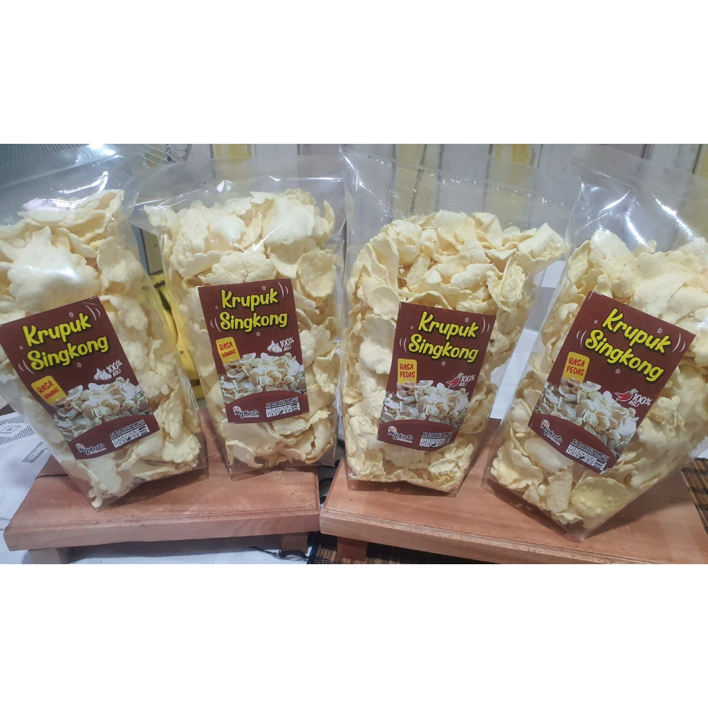 

KRUPUK SINGKOK RENYAH PEDAS/BAWANG