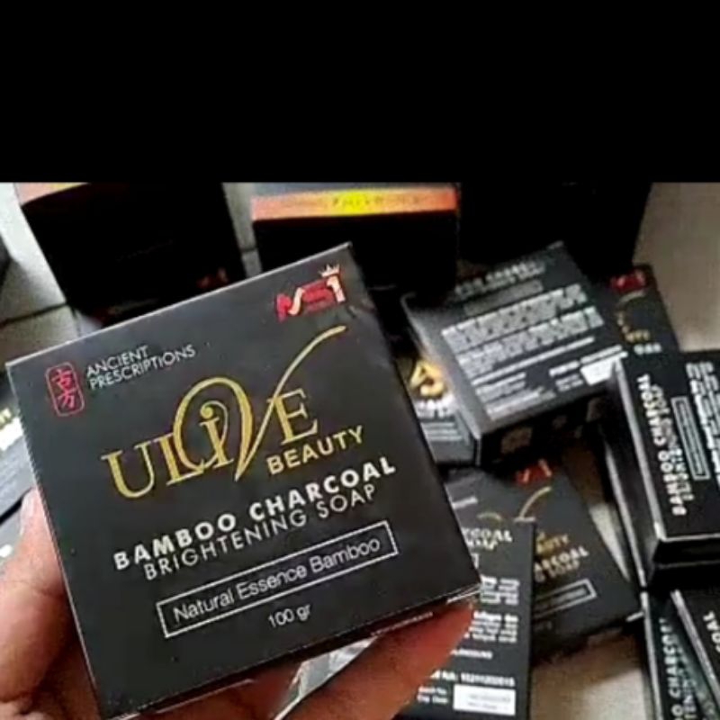 Sabun Bamboo Charcoal ULIVE BEAUTY