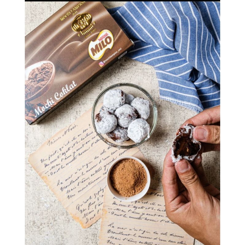 

Mochi Rasa Coklat Milo mochi khas sukabumi