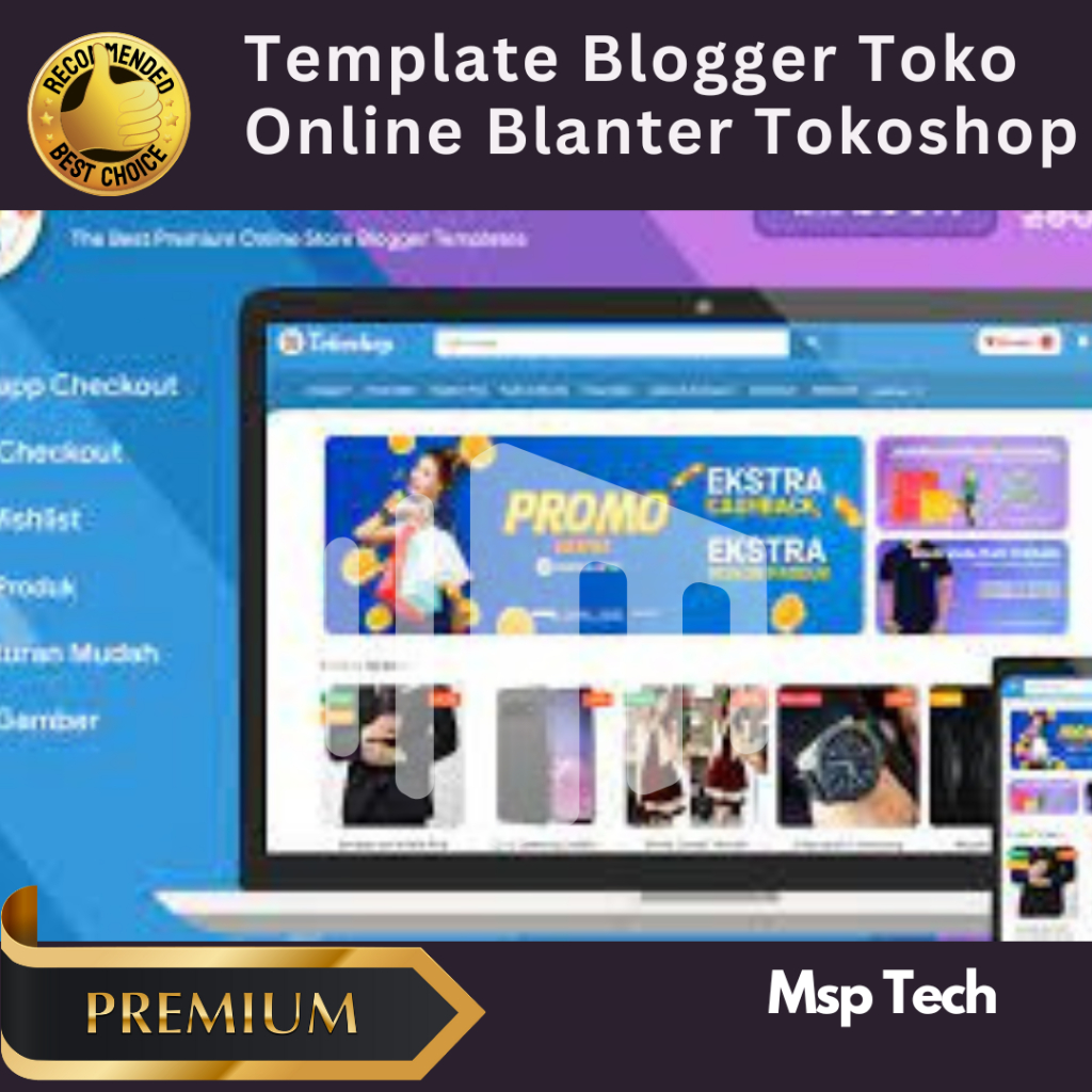 Template Blogger Toko Online Blanter Tokoshop
