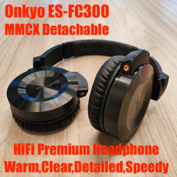 Unik Old Stock Original ONKYO ES-FC300 HiFi Headphone With MMCX Detachable Diskon