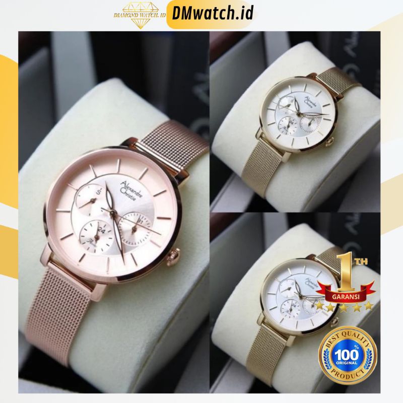 Jam Wanita Alexandre Christie AC 2870 AC2870 Original Garansi 1 Tahun