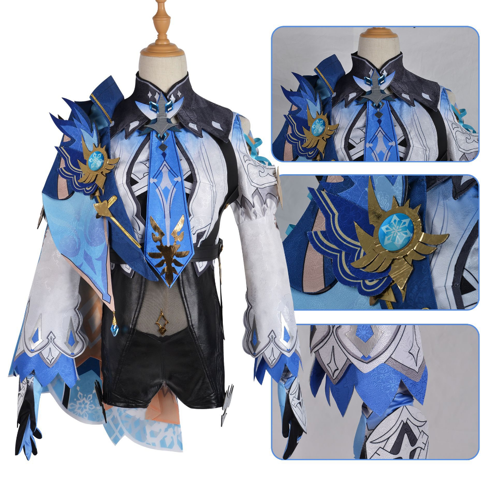 WAIFUKU - PO Eula Genshin Impact Kostum Cosplay Costume Brand Wudu Iyungtoo