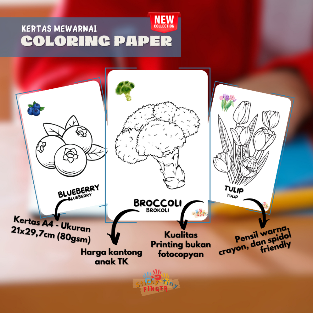 

Kertas Mewarnai / 1Pack (Isi 10 Lembar) / Kertas Gambar / Kertas Mewarnai Anak Paud, TK, SD / Coloring Paper / Kertas A4 / Kualitas Printing / Edisi Tumbahan & Kue