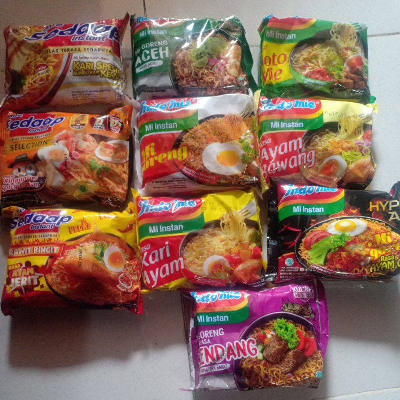 

MIE INDOMIE SEDAAP MIX 6PCS MIX