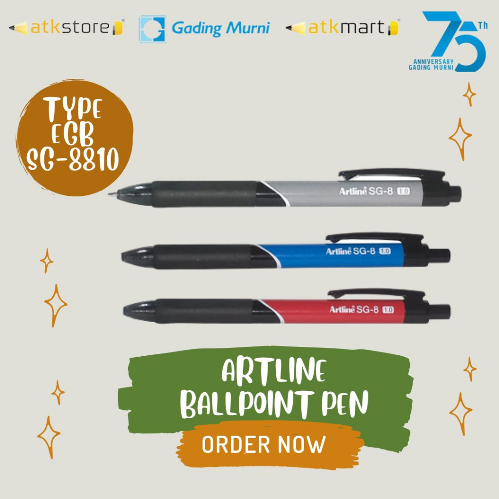

Artline Ballpoint EGB-SG 8 1 Pcs