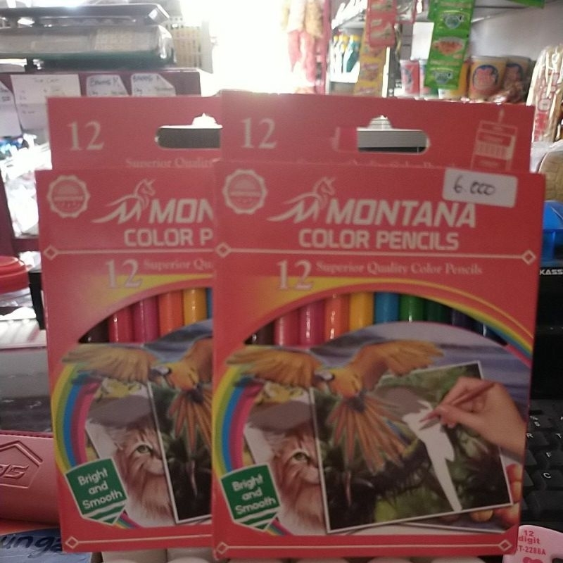

✨AHSYTA✨ MONTANA COLOR PENCILS PENSIL WARNA PENDEK 12W