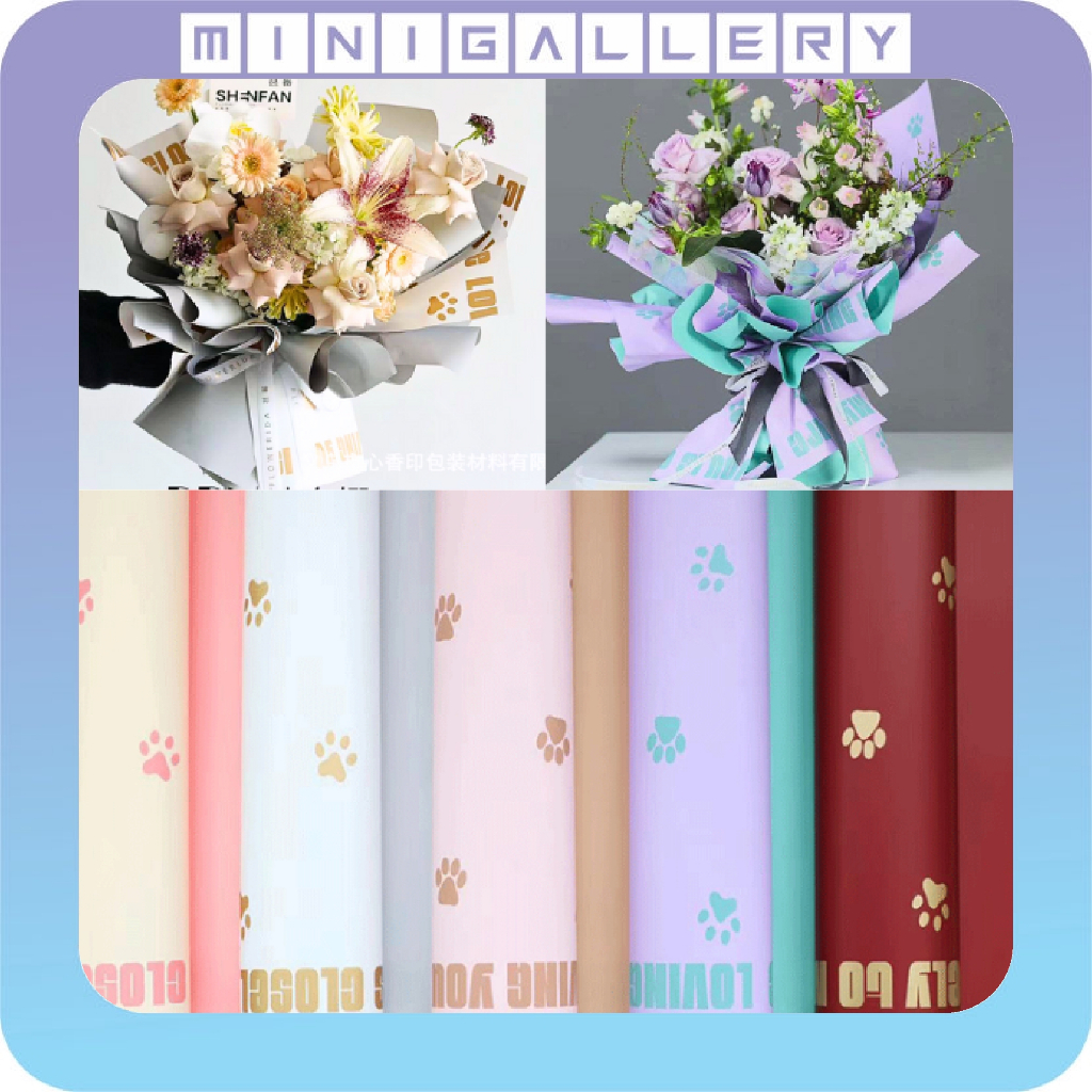 

kertas buket bunga flower wrapping Cellophane Lembaran KB6203