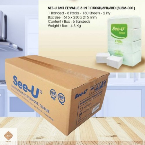 Tissue See - U Pop Up / tisu kotak meja See-U per KARTON / DUS