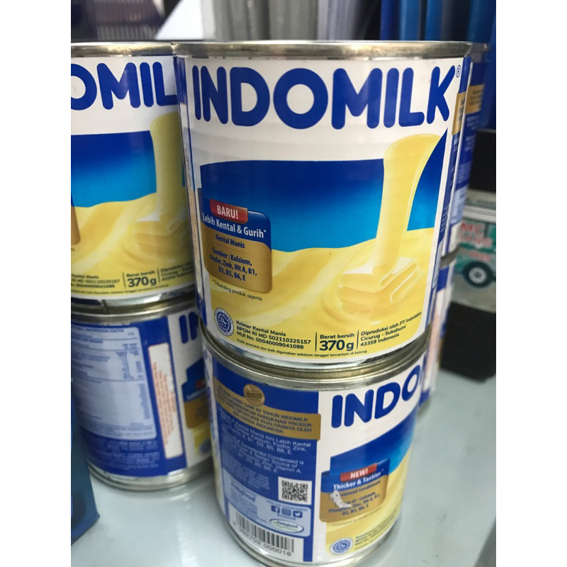 

indomilk susu kental manis 370 gram (2 kaleng)