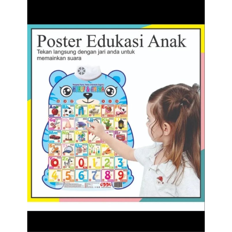 poster edukasi anak / poster suara