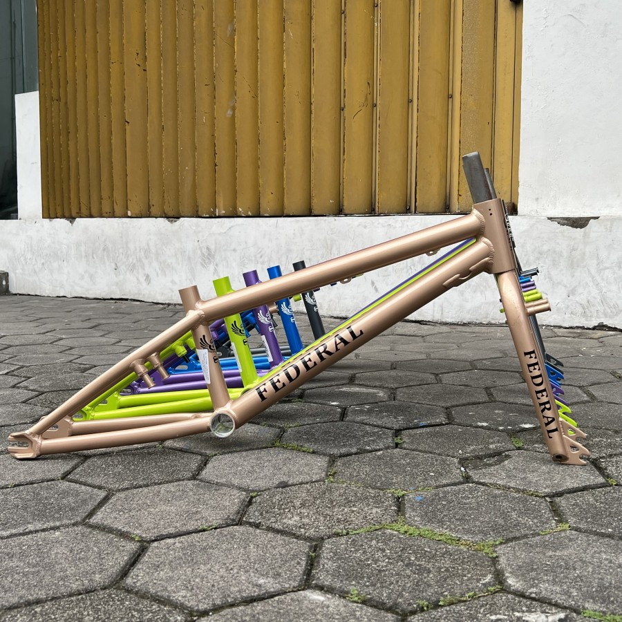 TERLARIS FRAME BMX ALLOY FLATLAND FEDERAL DLX FLYBIKES 20 INCH FRAMESET NOS