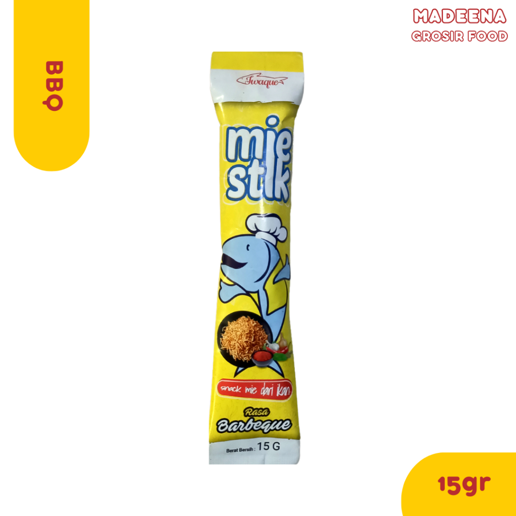 

Miestick Stick Tulang Ikan Rasa BBQ Non MSG 15gr Stick Bawang Stick Bawang Pedas Stick Bawang Balado Camilan Pedas