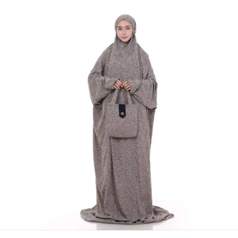 Mukena Terusan Hadramaut Syari Milo