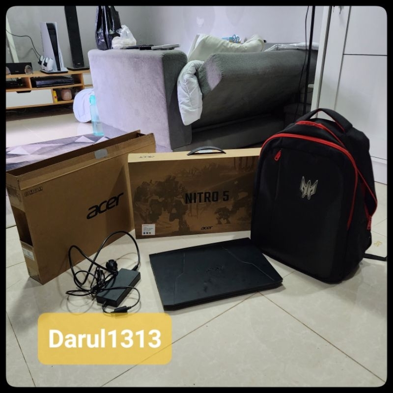 ACER NITRO 5 AN515-45 RYZEN 5 5600H 8GB 512GB GTX1650 15.6" W10 OHS SECOND