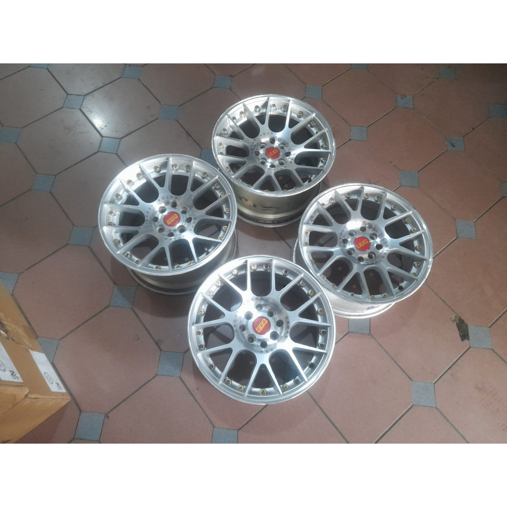VELG BEKAS MOBIL RACING BBS RING 16 PCD 4X100/114 U/ XENIA JAZZ BRIO VIOS