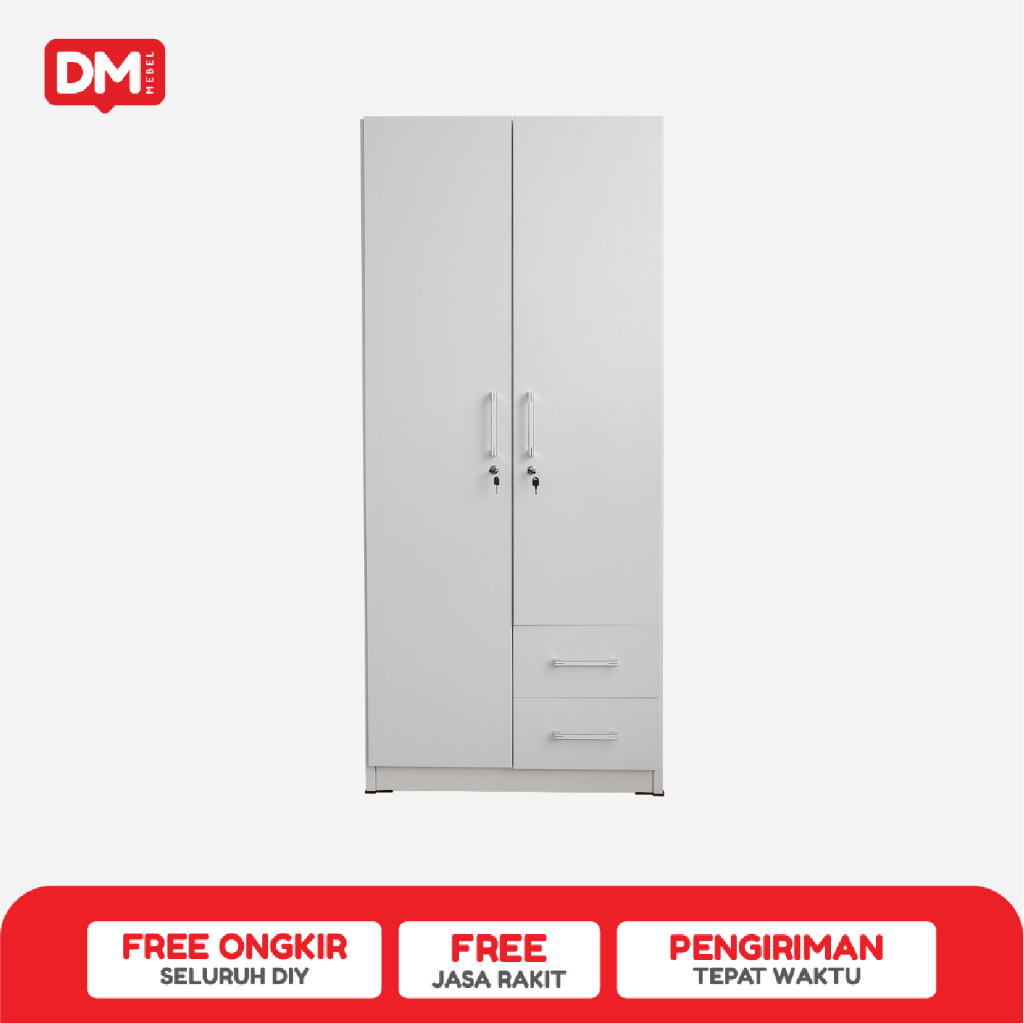 Lemari UPVC Pintu 2 GIONA - DM Mebel