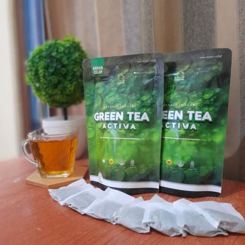 

(COD)Green tea activa Celup isi 20 Penurun berat badan pelangsing ampuh/Peluntur lemak