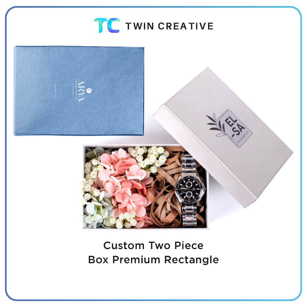 

Custom Two Piece Box Premium Rectangle Anniversary Wedding Gift - Kotak Wisuda Kado Ulang Tahun