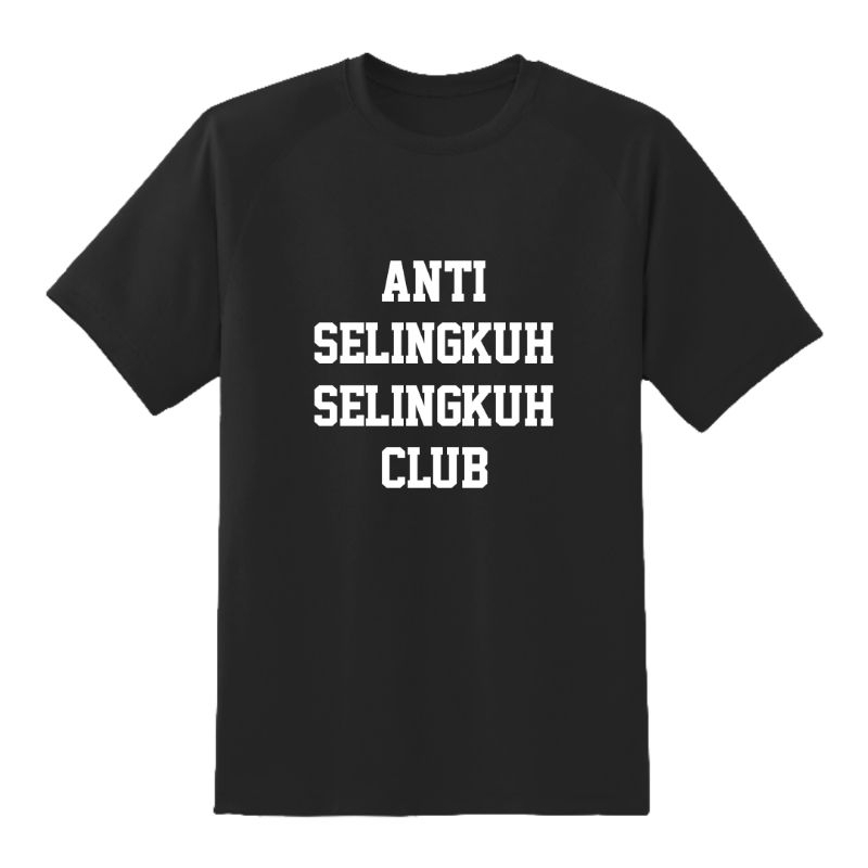 kaos anti selingkuh selingkuh club, bisa request custom