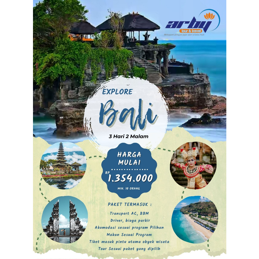 Wisata Tour Bali 3 Hari 2 Malam