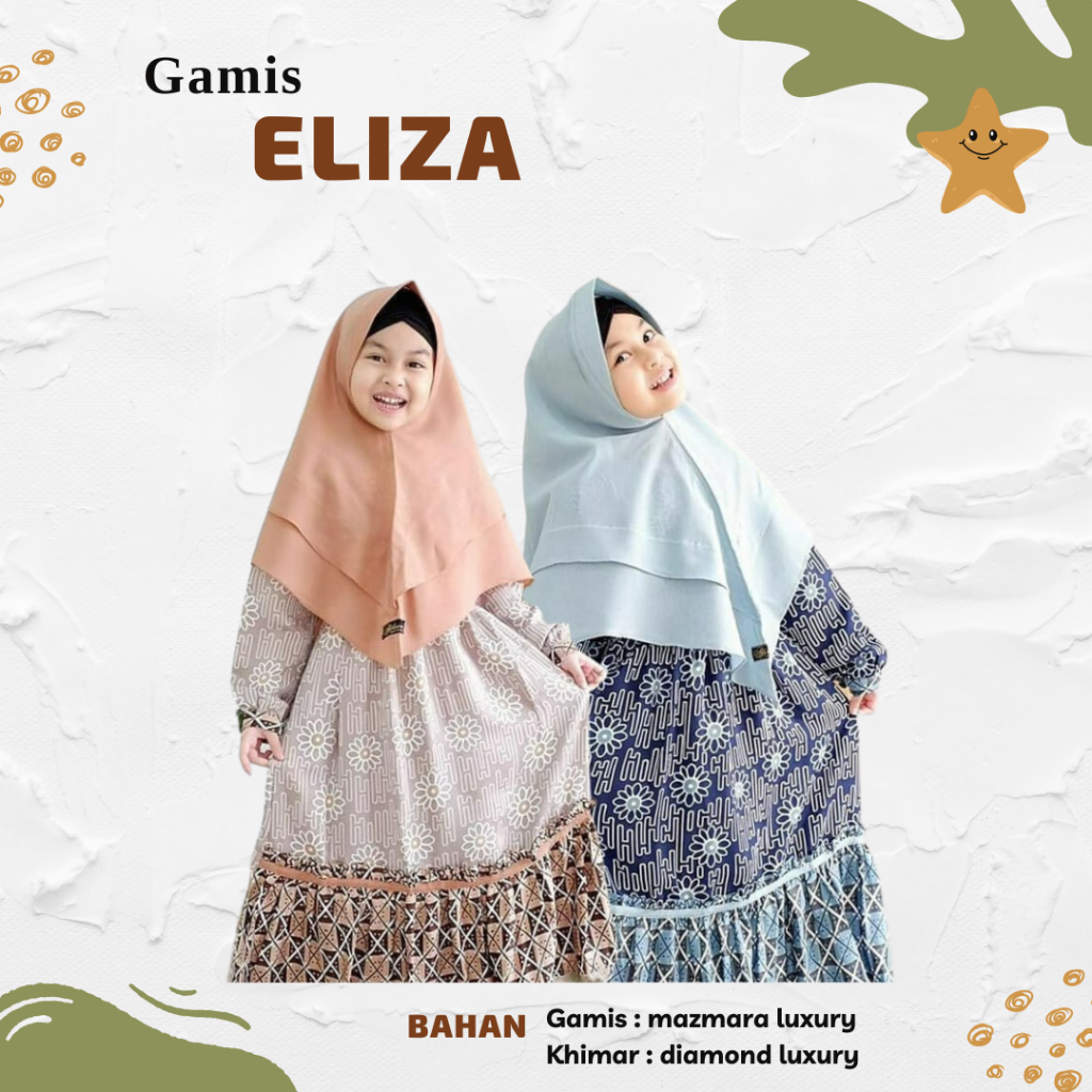 Set Gamis Anak Maxmara Eliza Series by Afsheen