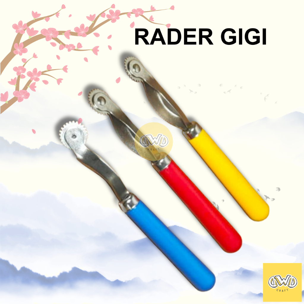 Rader Gigi / Alat POLA jahit Gerigi / RADER PLASTIK