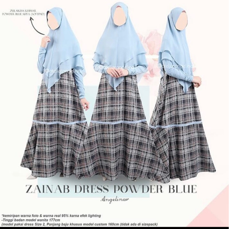 Atelier Angelina PL Zainab Dress Zulaikha Khimar