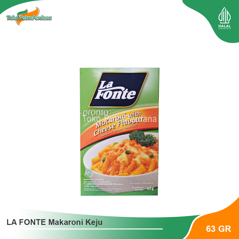 

LA FONTE Macaroni Keju 63gr