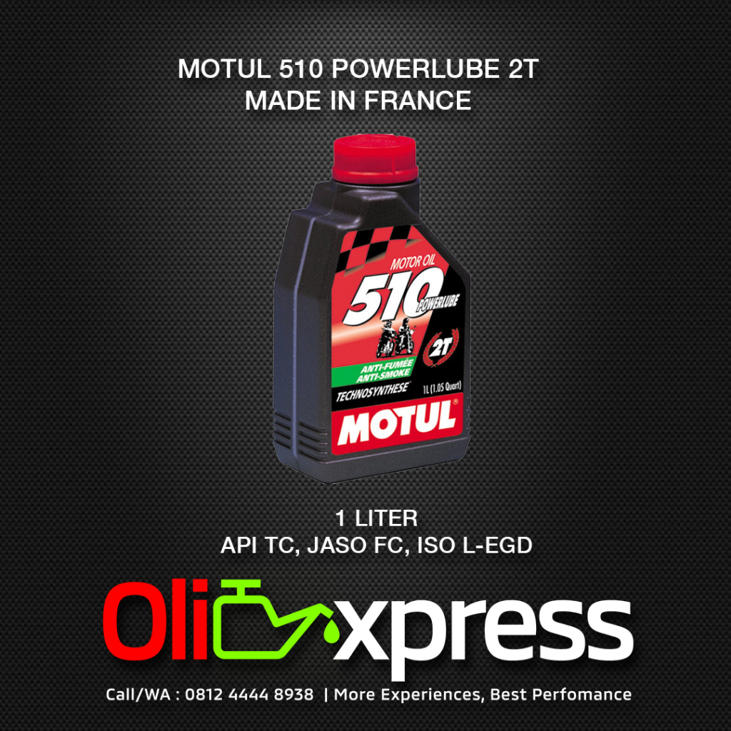 OLI MOTUL 510 POWERLUBE 2T - MADE IN FRANCE (NOS)