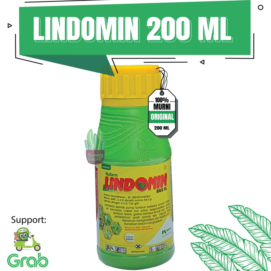 OBAT TANAMAN RACUN PEMBASMI RUMPUT GULMA PESTISIDA HERBISIDA LINDOMIN