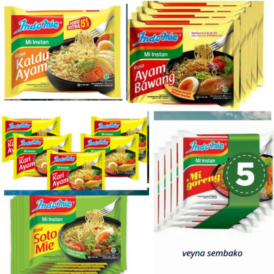 

Indomie Mie Instant All Varian Paket Murah