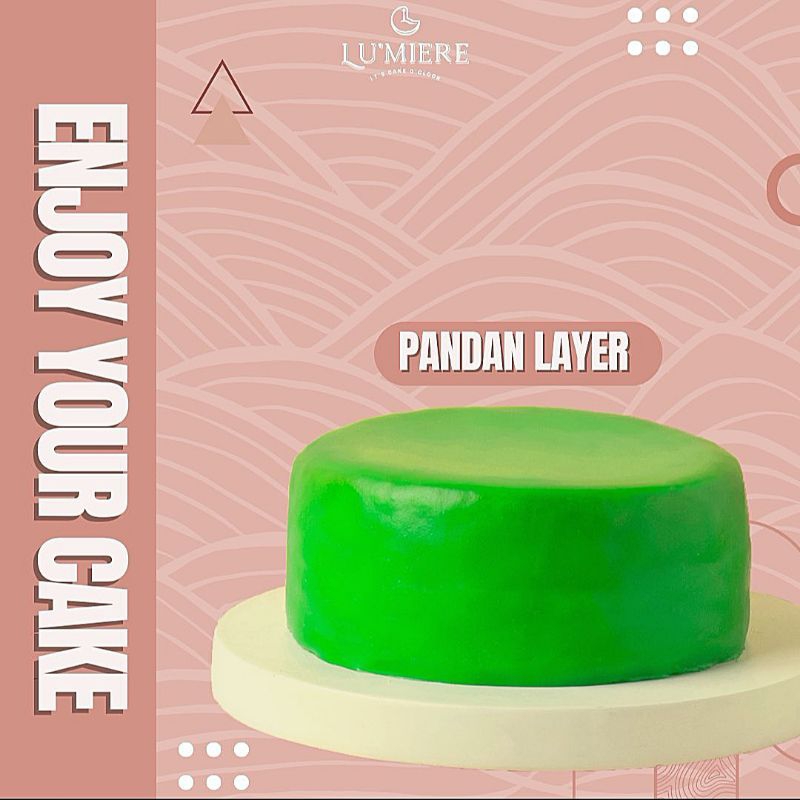 

LAVA CAKE PANDAN LAYERS BY LUMIERE