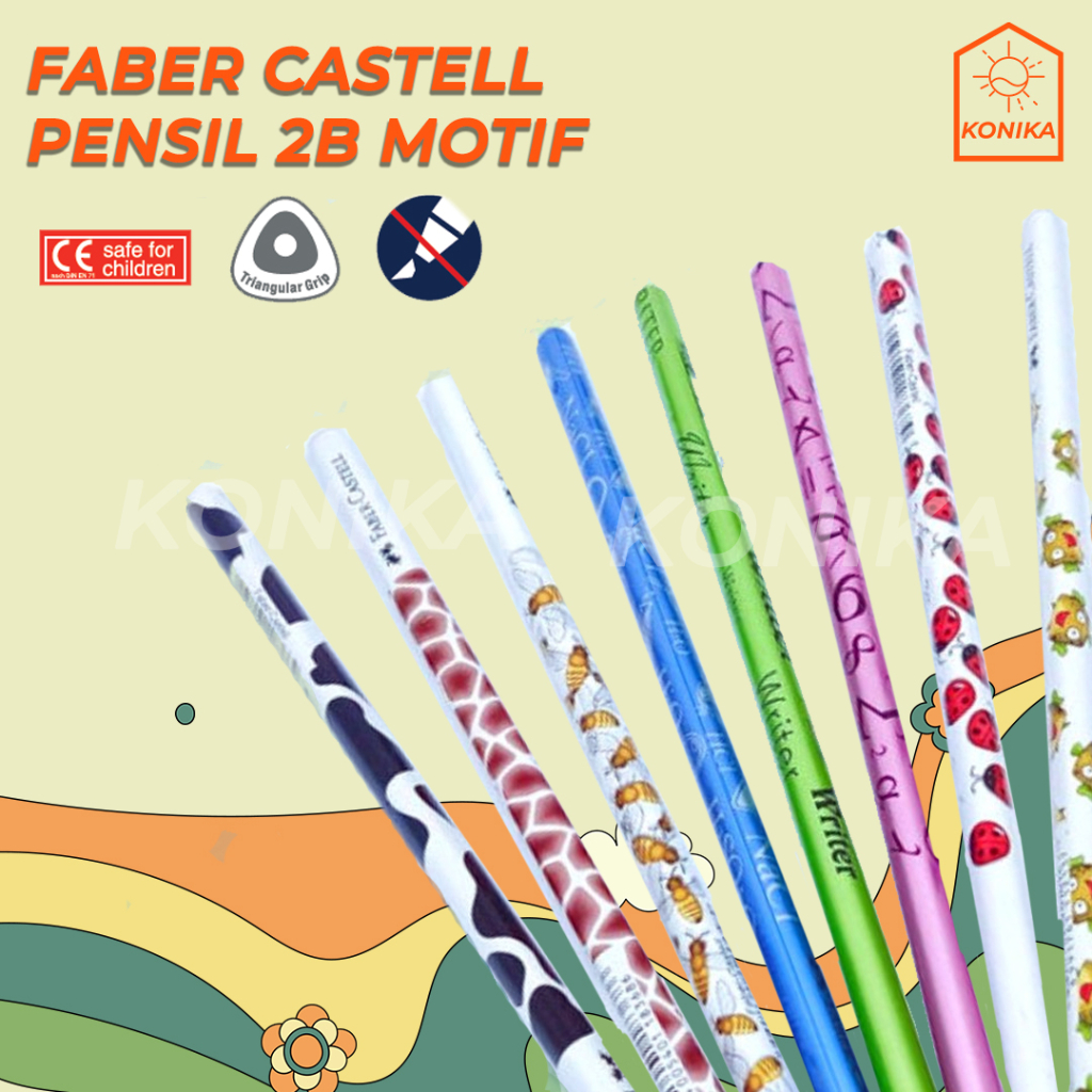 

Faber Castell Pensil 2B Motif Anak