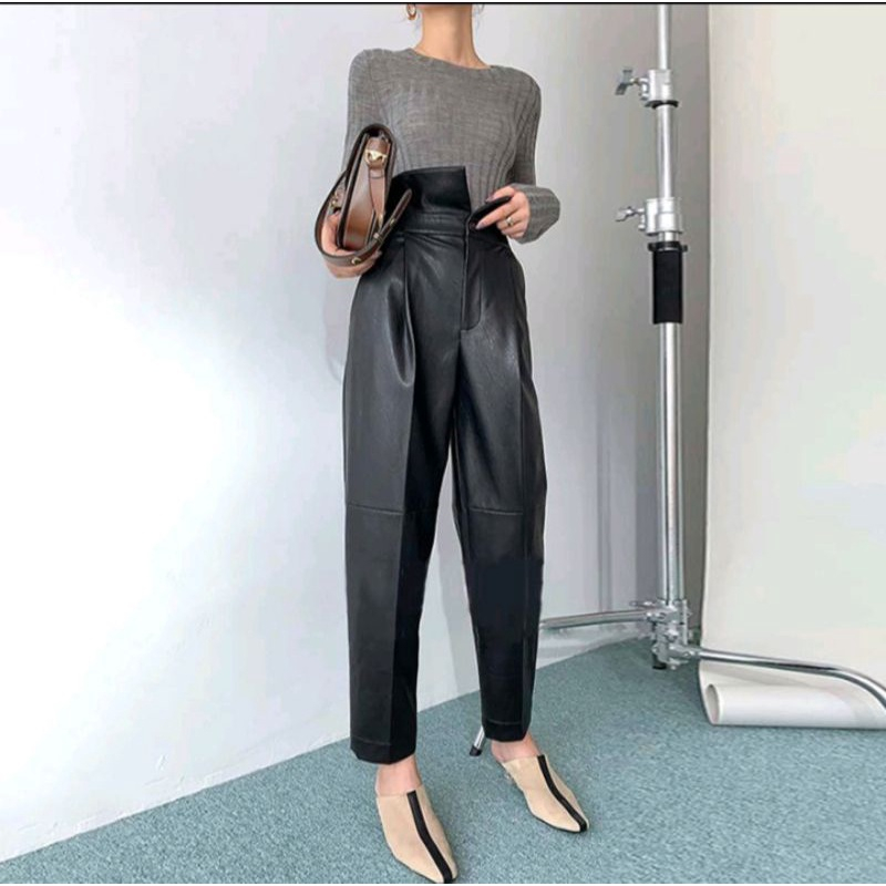 Shouleather - Celana Leather Wanita Bisa Custom Size