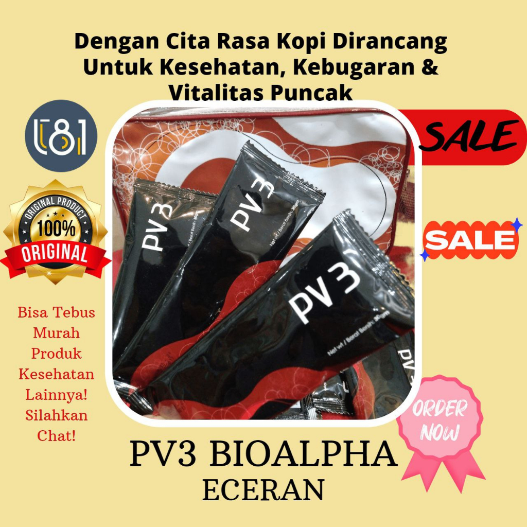 

Kopi Apx3 / PV3 Bioalpha original 10 sachet